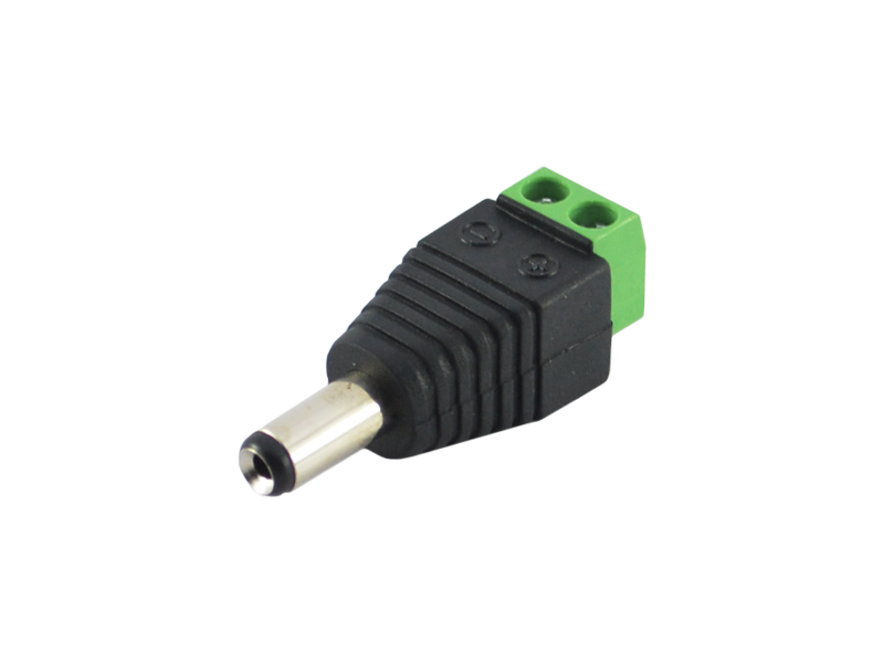 Solderless 5.5mm Male DC Connector - Image 1